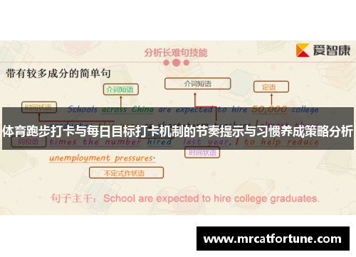 体育跑步打卡与每日目标打卡机制的节奏提示与习惯养成策略分析