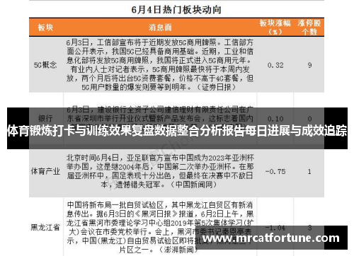 体育锻炼打卡与训练效果复盘数据整合分析报告每日进展与成效追踪